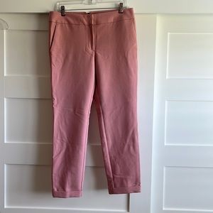 Cuffed Pink LOFT Marisa Style Slacks/Dress Pants